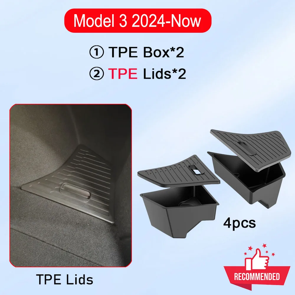 4pcs with TPE Lids