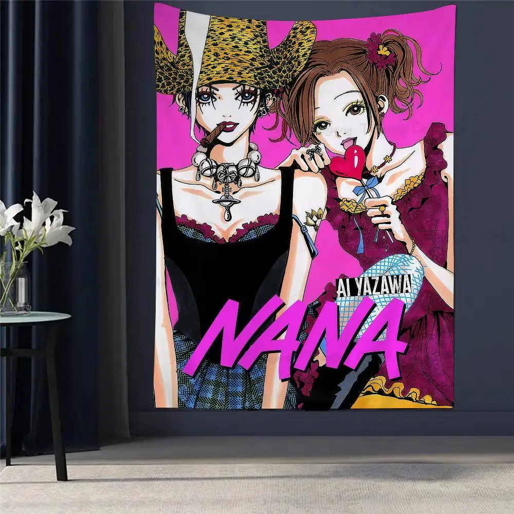 

Japan Anime NANA Colorful Tapestry Wall Hanging Bohemian Wall Tapestries Mandala Wall Art Decor