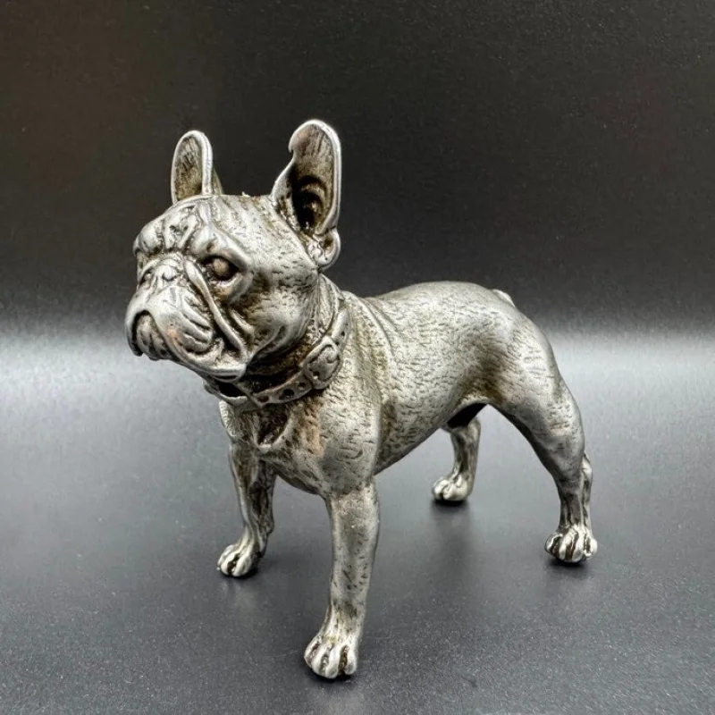 Pitbull Figurine Shar Pei Iron Zodiac Dog Gamer Home Decoration Ornament Craft