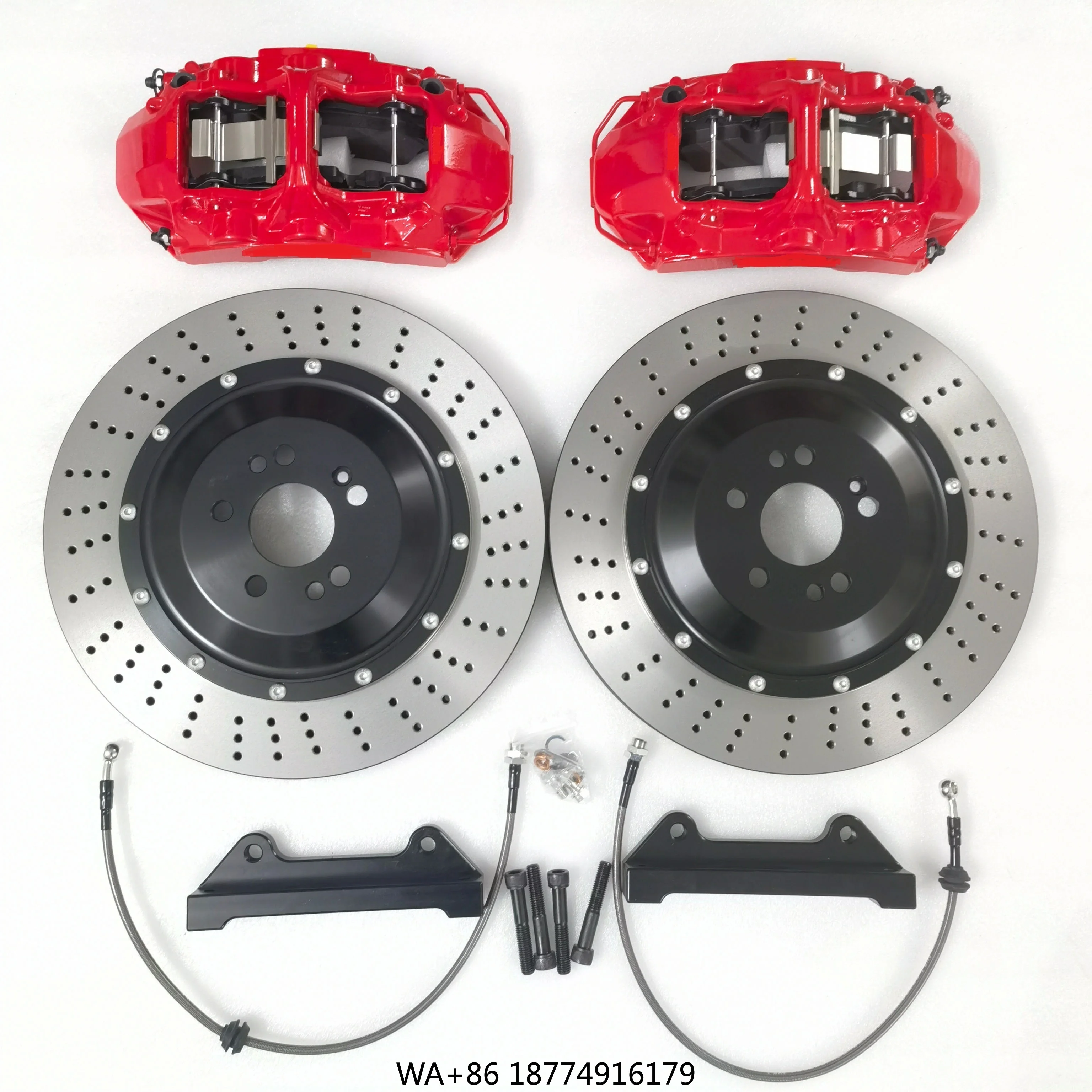 

Auto Brake Systems 6 Pot Big Brake Kit for A5 A4 A3 A6 B5 B8 B9 New Condition Model 200