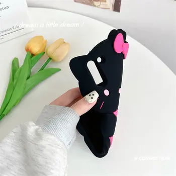 Silikonový kryt s motivem Hello Kitty a 3D mašlí pro Samsung Galaxy A16 A26 A36 A56 A15 A14 A25 A35 A55 A24 A34 A54. 8 nejlepší prodej Kryt na telefon Hello Kitty - №3