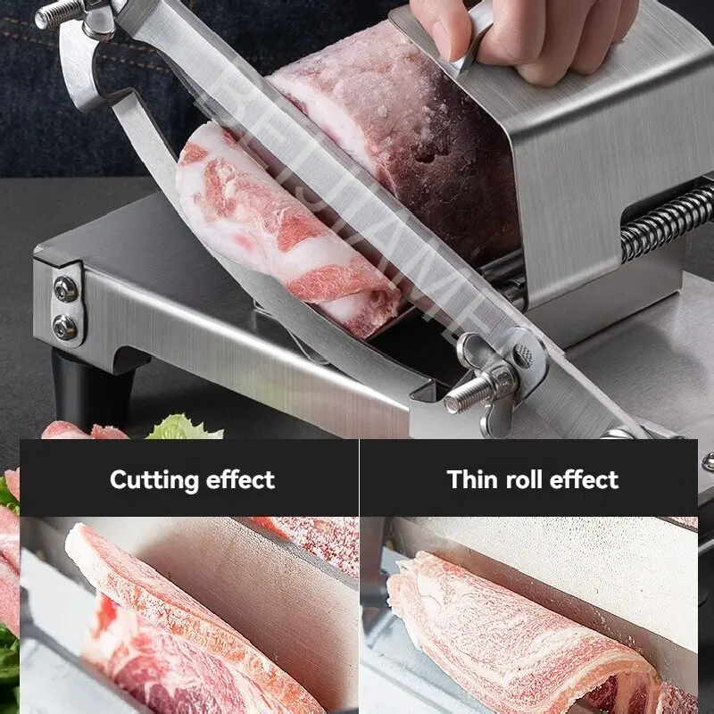 Frozen Meat Processing And Cutting Machine, Sheep Beef Roll Cutting Machine, Fruit Slicer, Bone Cutting Knife, Frozen Meat