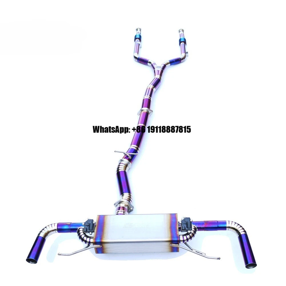 High Performance 2.5-3 Inch Catback Valvetronic Full Exhaust System for BMW M2 Competition M2C E87