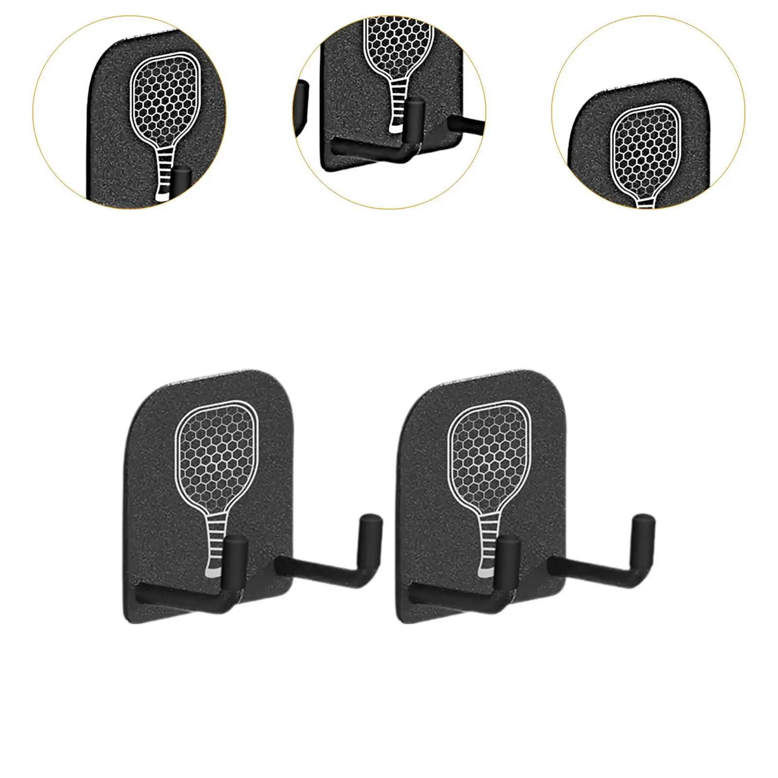 2x Pickleball سياج السنانير اكسسوارات الريشة Pickleball مجداف الرف يحمل للتدريبات خزانة الرياضة أكياس ملعب التنس