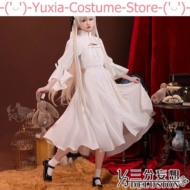 

Anime! Yosuga no Sora Kasugano Sora Game Suit Elegant Lovely Dress Uniform Cosplay Costume Halloween Party Outfit Women