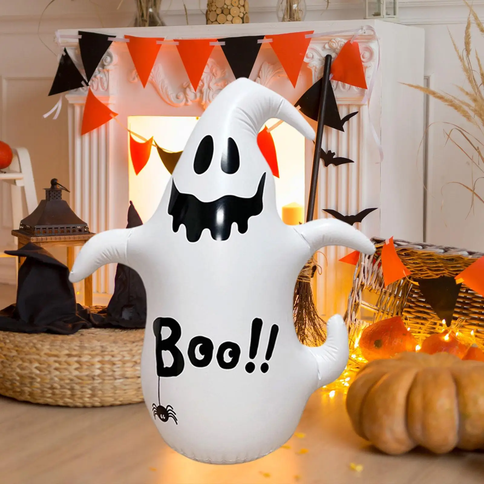 Halloween Inflatable Ghost Garden Blow up Ghost PVC Patio Outdoor Decoration