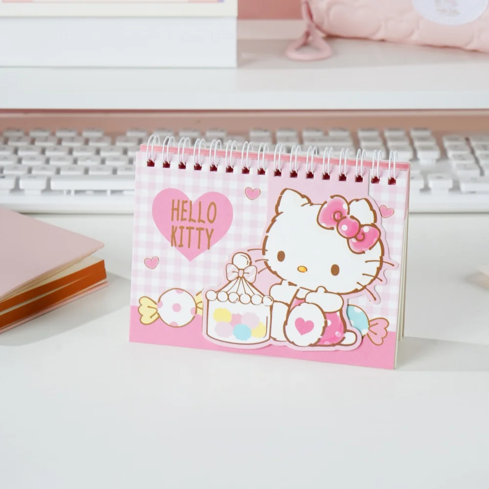 Genuine Hello Kitty A6 Top Opening Notebooks Sanrio Kuromi Melody Planners Notepad For Study Office Notes Diary Stationery Gifts