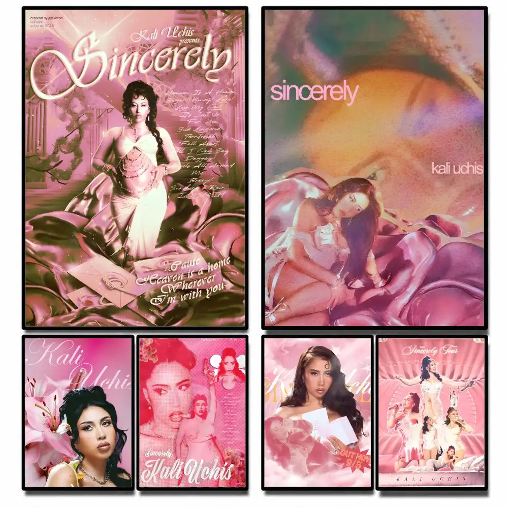 Singer Kali Uchis Poster High-definition  stickers, suitable for bedroom, living room, home decoration