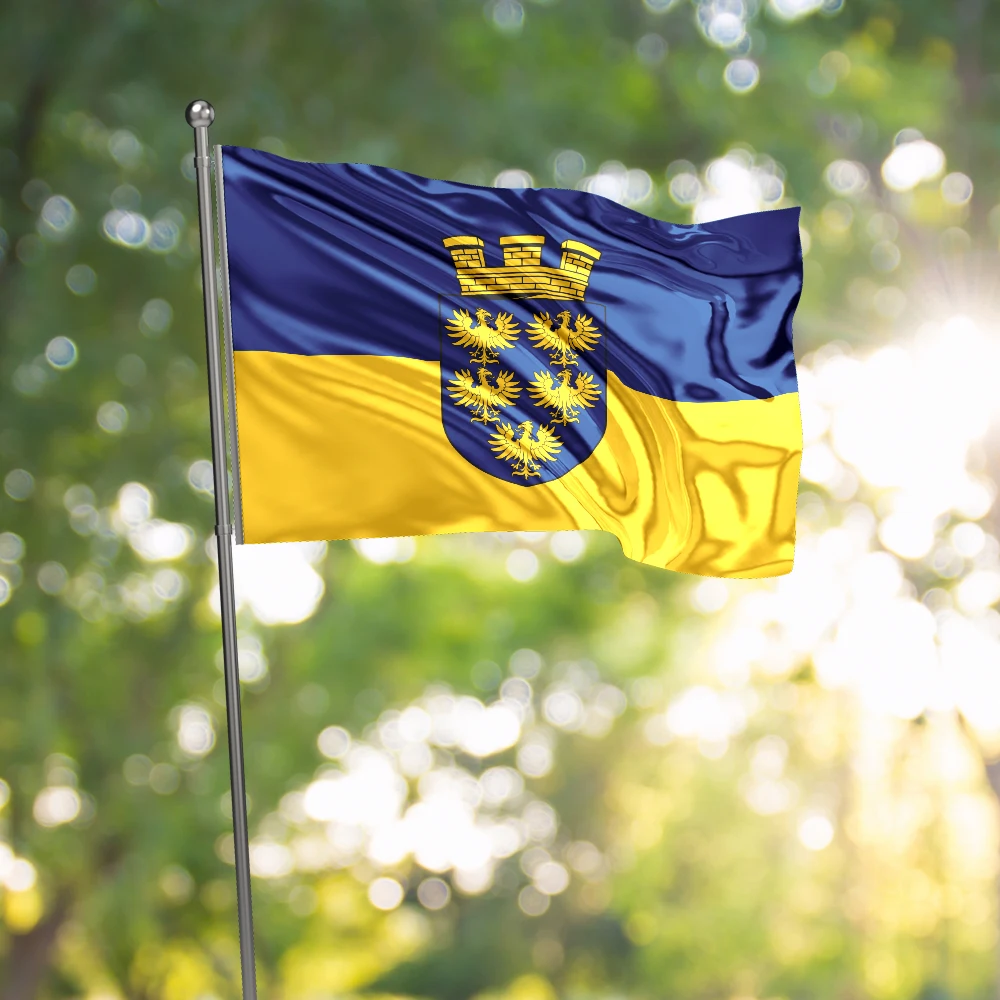 3x5 Ft Lower Austria Flag Vivid Color a state of Austrian Flags Polyester with Brass Grommets