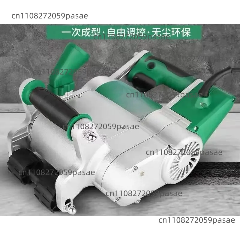 Dust-free Installation of Grooving Machines for Water and Electricity Projects; Grooving Machines for Aerated Concrete