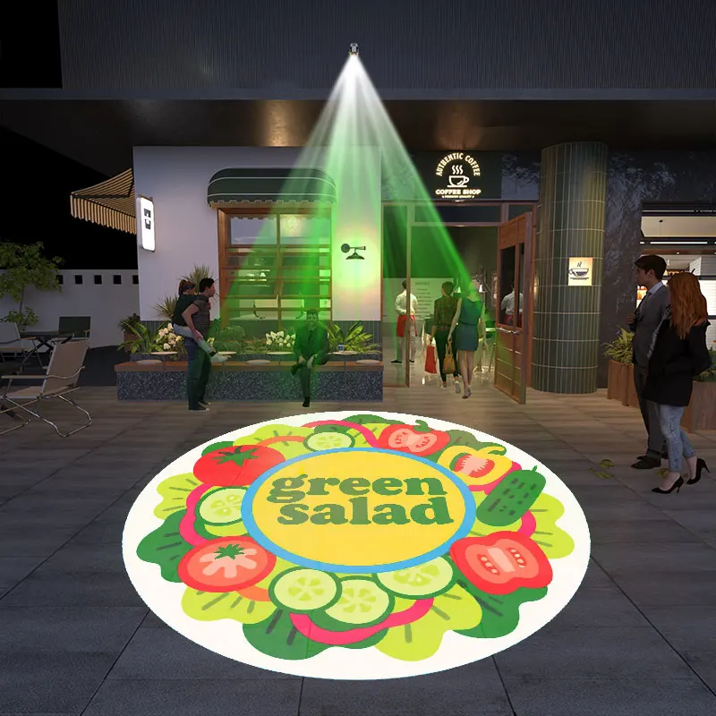 STLF Logo Projector Free Custom Advertising Lights 100W150W Led Gobo Light Business Sign Wall Projection Lamp Outdoor Waterproof