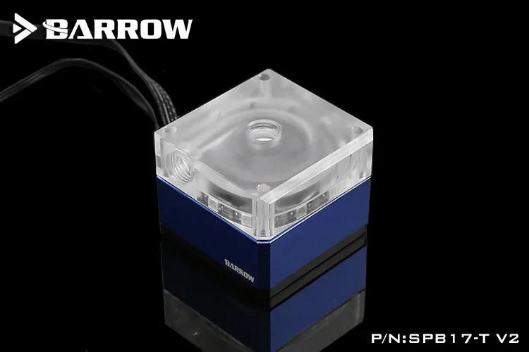 Barrow SPB17-T V2, 17W PWM speed control type, dedicated for water channel plate, through-hole 17W water pump set, Aurora