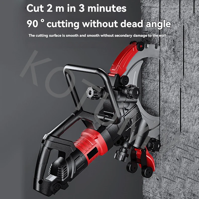 9500 W Last Hochfrequenz bürstenlose Ringsäge Hochleistungs-Schneidemaschine Ringsäge Betonwandschneidemaschine 220 V 3000 PRM