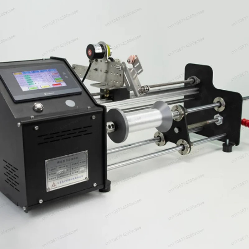 Fiber Optic Winding Machine with Single-sided Layer and Horn Axis Parallel Winding Cable Twisted Wire, Counting Meters and Turns