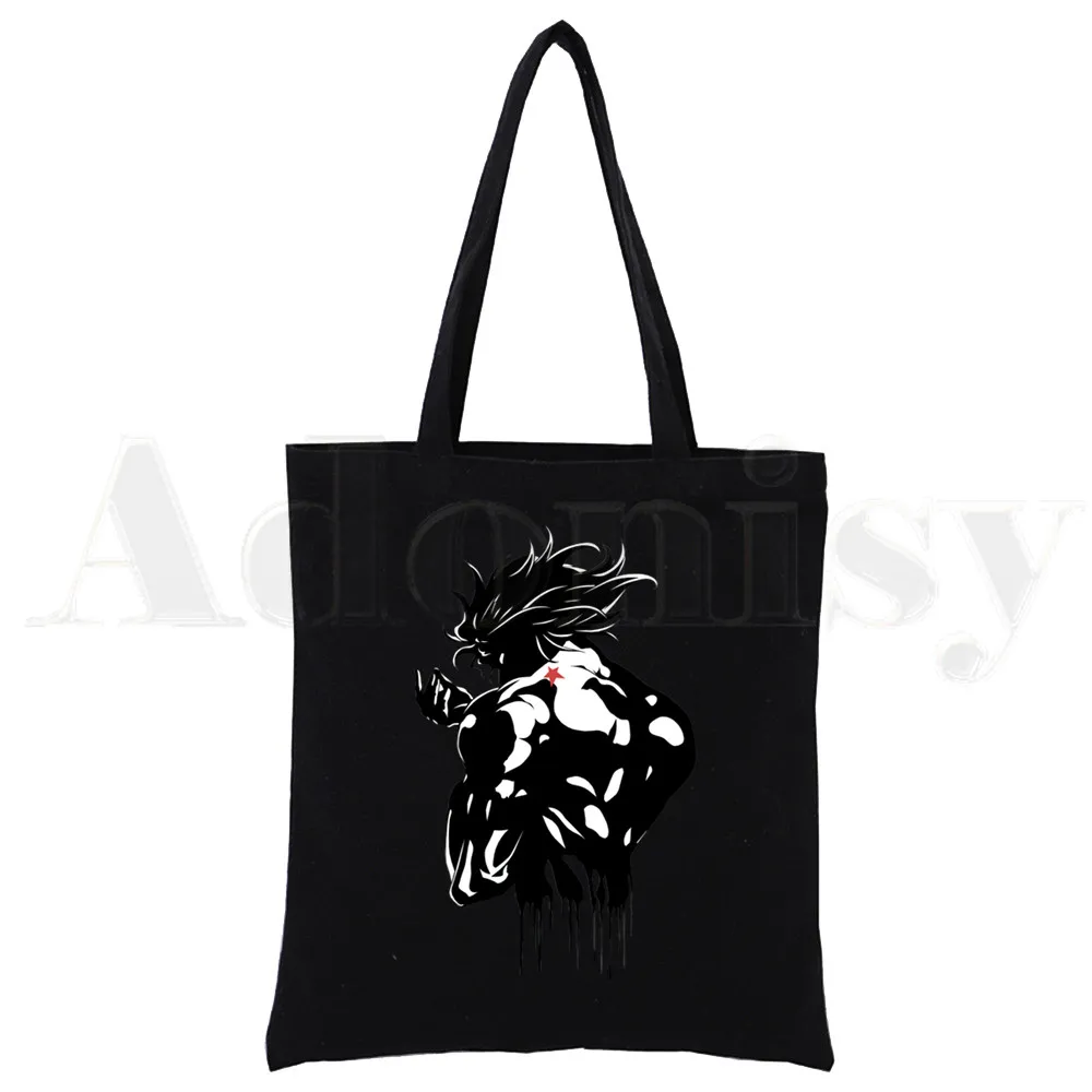 Jojo Bizarre Adventure Jojo Graphic Kujo Jotaro Large Capacity Storage Handbag Shoulder Bag Tote Reusable Student Bookbag