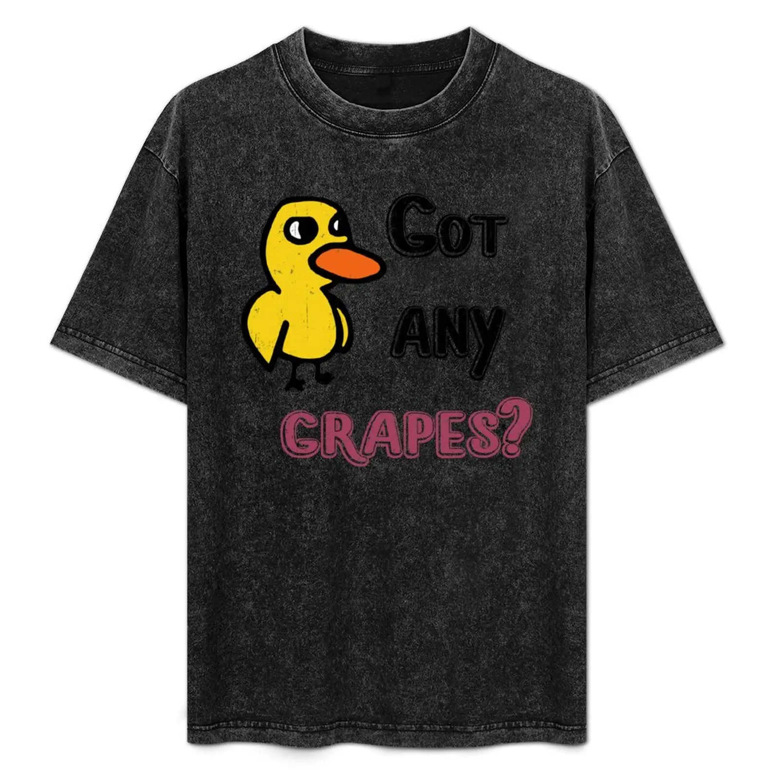 

Got Any Grapes T-Shirt Comfortable Basic Crew Neck Tee