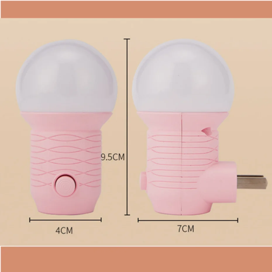 LED 플러그인 야간 조명, 따뜻한 조명, 아기 간호 눈 수면 조명, 침실 소켓 조명, 에너지 절약 램프, 발코니