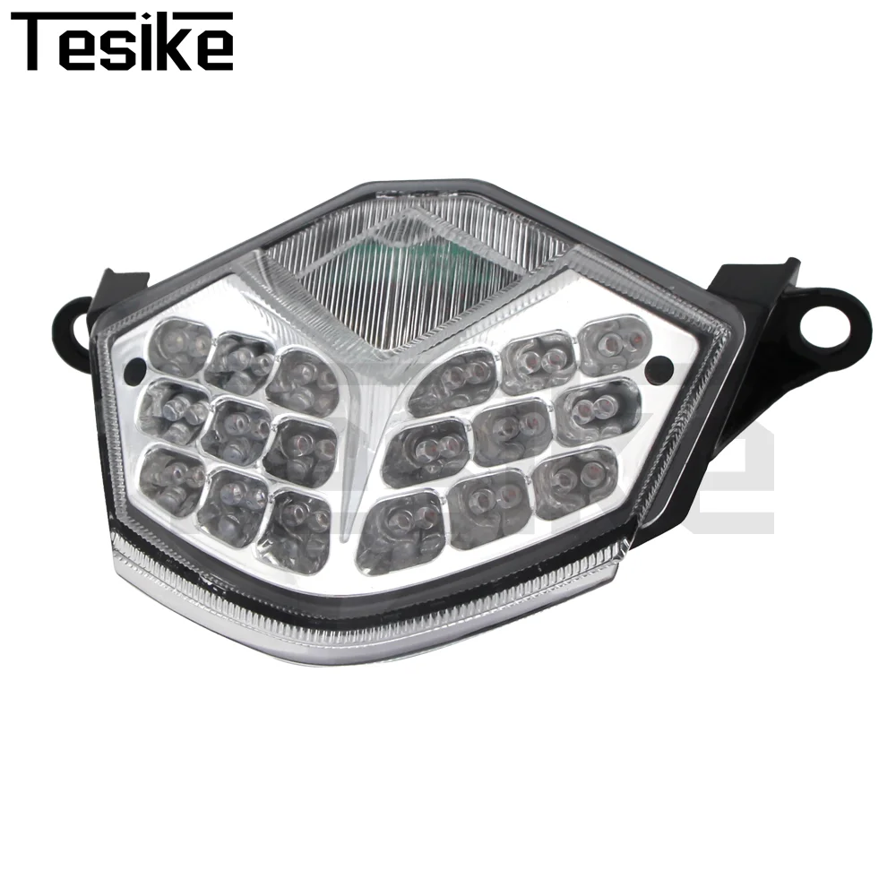 

For KAWASAKI ZX6R ZX-6R 600 2009-2012 ZX10R 08-10 Z750 Z1000 Modified Taillights Assembly Rear Brake Light LED turn signal light