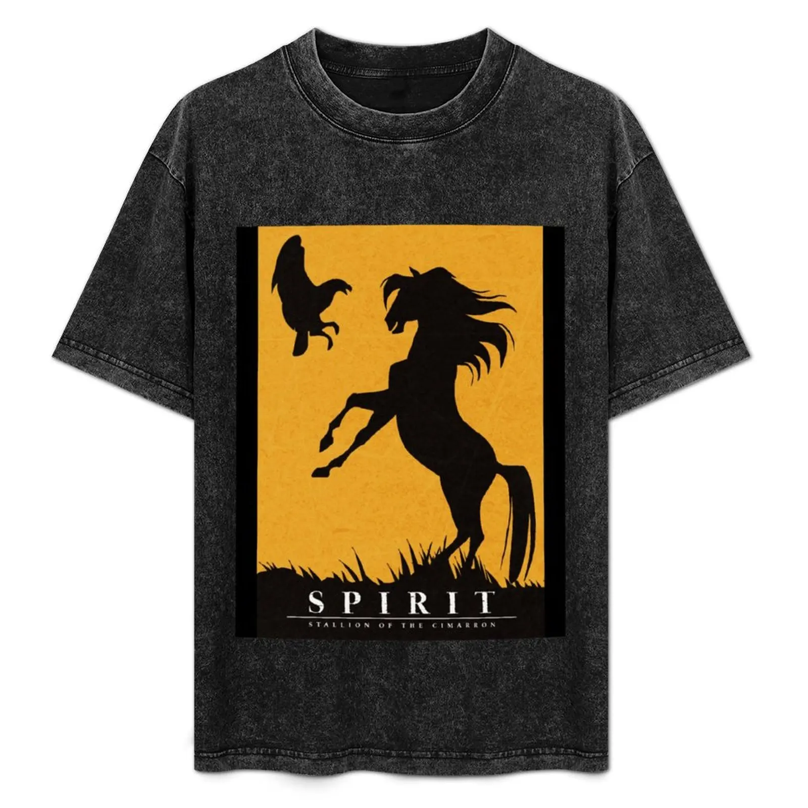 

SpiritStallion of the Cimarron Minimalist Graphic T-Shirt t shirts for man graphic tees T-Shirt