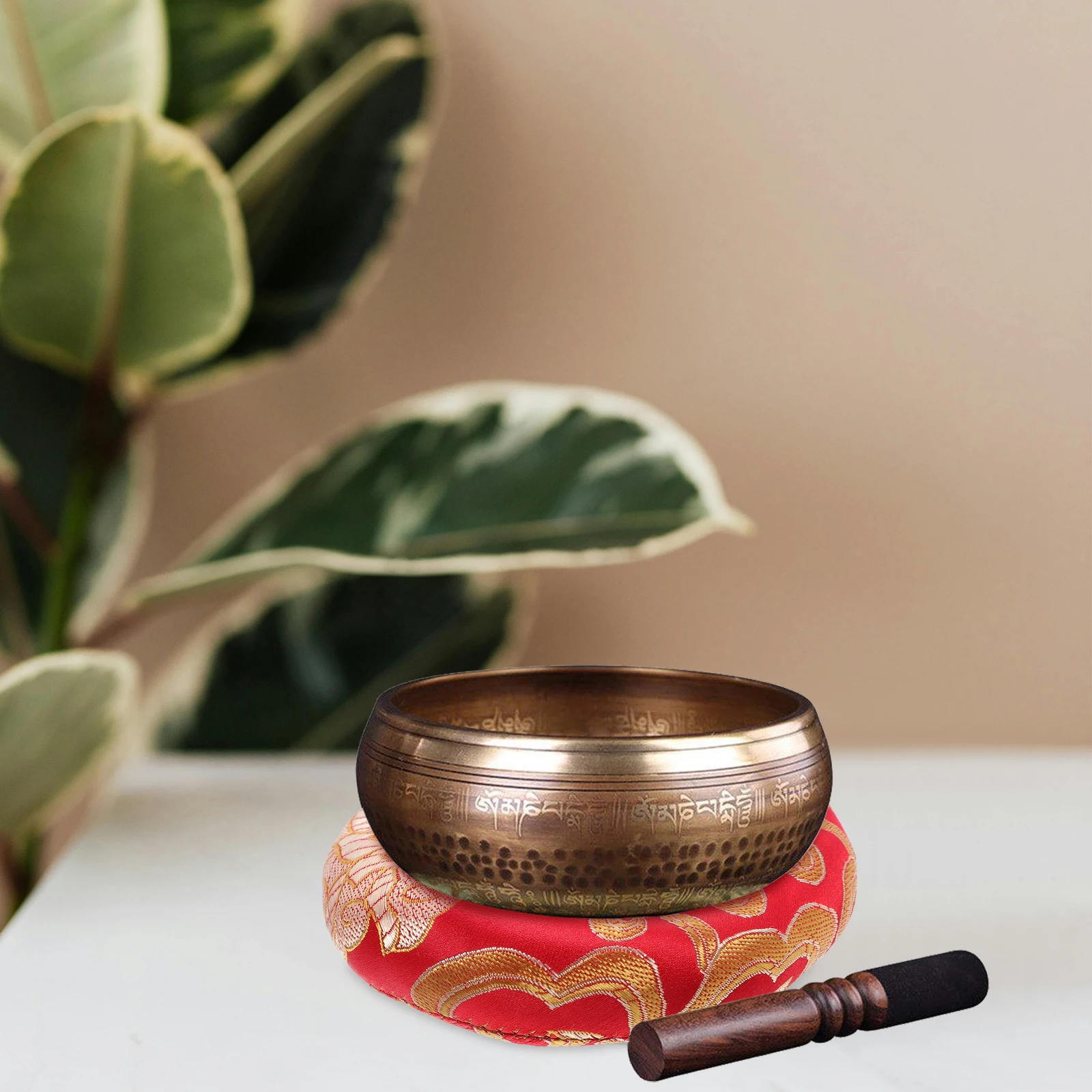 

3pcs Singing Cushion Handmade Tibetan Pad Cotton Cloth Meditation Sound Bowl Ring Cushions Vintage Design Fixing Mat For Singing