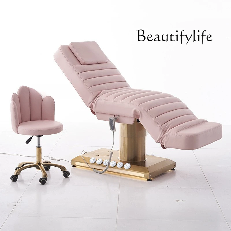 

Beauty Salon High-End Electric Beauty Bed Spa Massage Eyelash Tattoo Embroidery Massage Bed