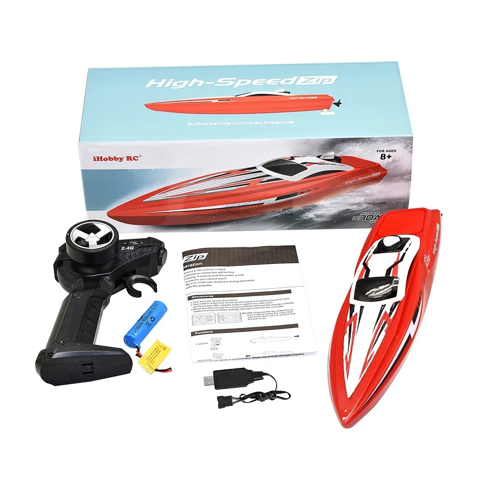 20 minuti ad alta velocità professionale RC Racing Ship Water 20 minuti ad alta velocità Endurance 2.4 Double Motor Kids Gifts Toys For Boys