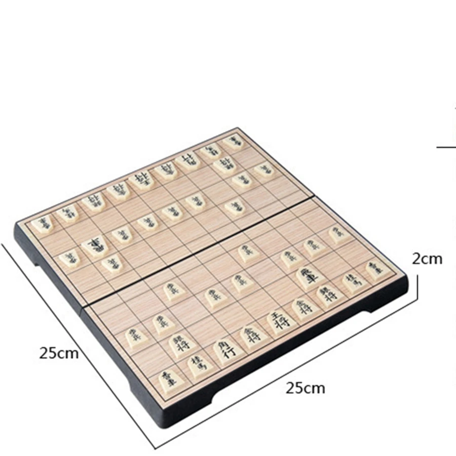 Medium Folding Magnetic Board Japanese Shogi Set Japanese Chess