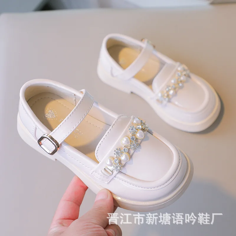 Children\'s Shoes Summer Girls\' Small Leather Shoes New Fashion Korean Style Casual Shoes for Children and Middle-aged Children