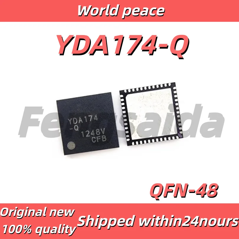 (1-10pcs)100% Brand new original YDA174 YDA174-Q YDA174-QZE2 YDA148-QZE2 Surface Mount QFN-48 Audio Processing Chip