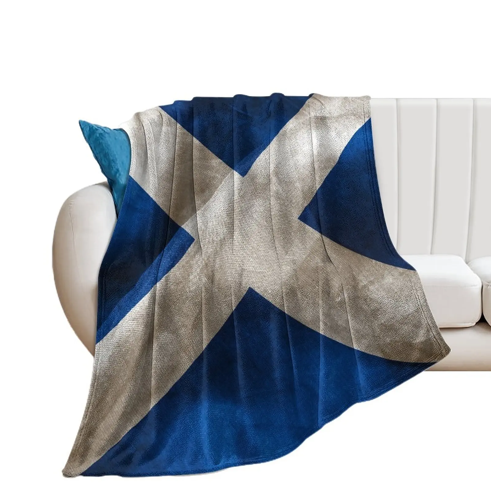 Scottish Flag Throw Blanket Multi-Purpose manga Moving Blankets