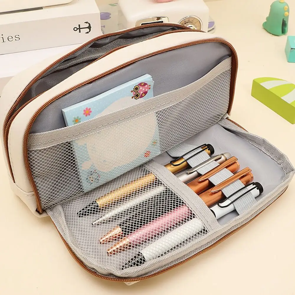 Cartoon Five-layer Pen Bag Large-capacity Waterproof Pen Box Dirt-resistant Stationery Bag Students