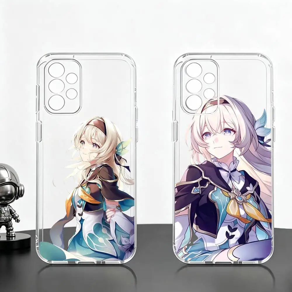 Game Honkai Star Rail Firefly  Phone Case For Samsung S25,S24,S21,S22,S23,S30,Ultra,S20,Plus,Fe Transparent Cover