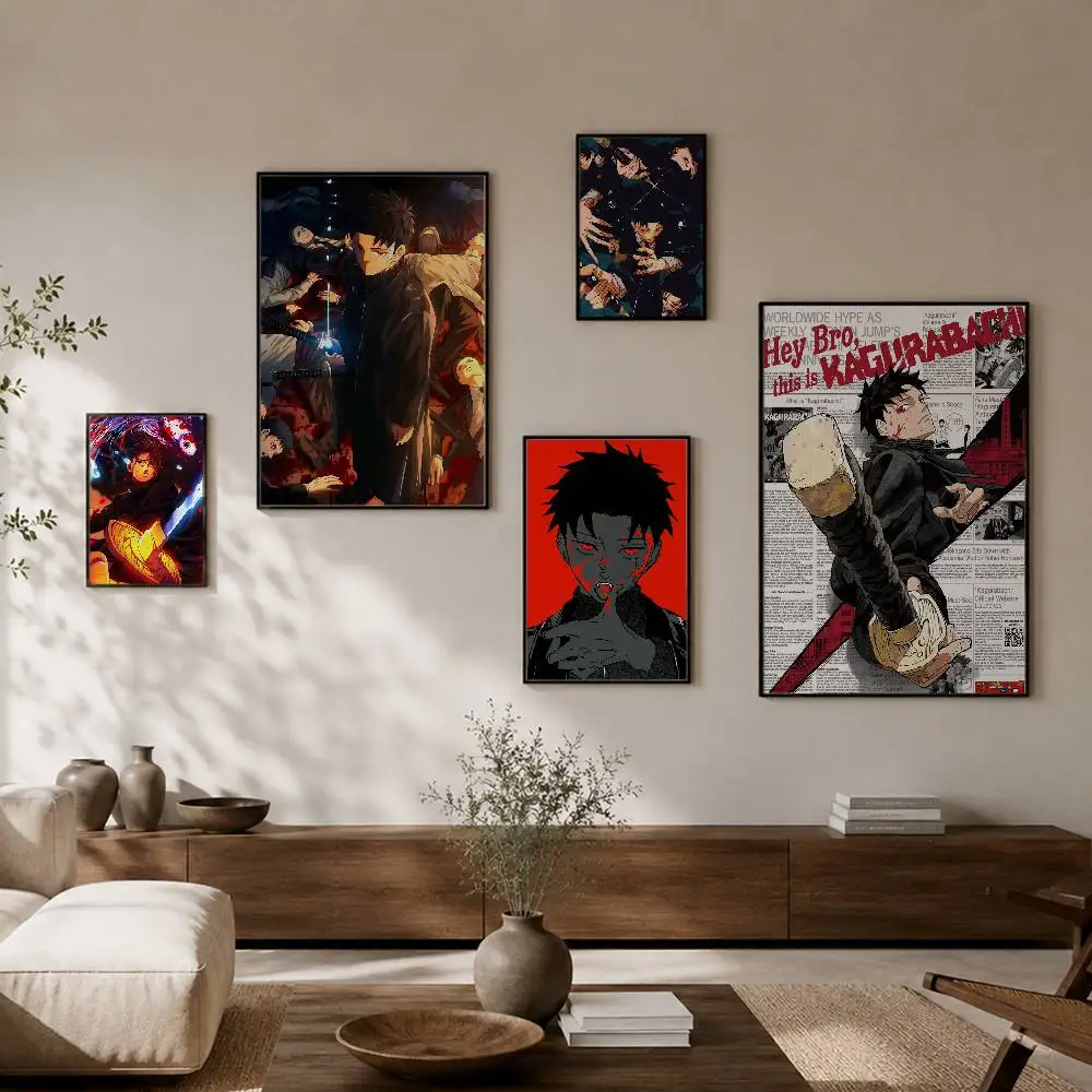K-Kagurabachi C-Chihiro R-Rokuhira Poster Waterproof Self-sticking HD Wall Mural, Home Office Dorm Decor & Gift Choice