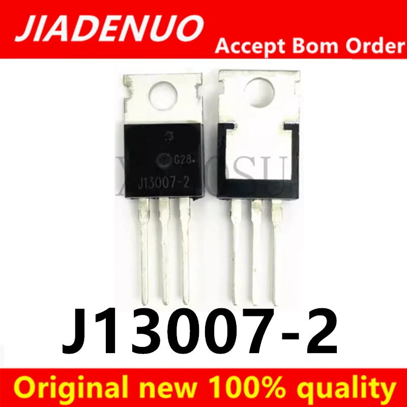 (5pcs)100% New J13007-2 E13007-2 TO-220 chipset