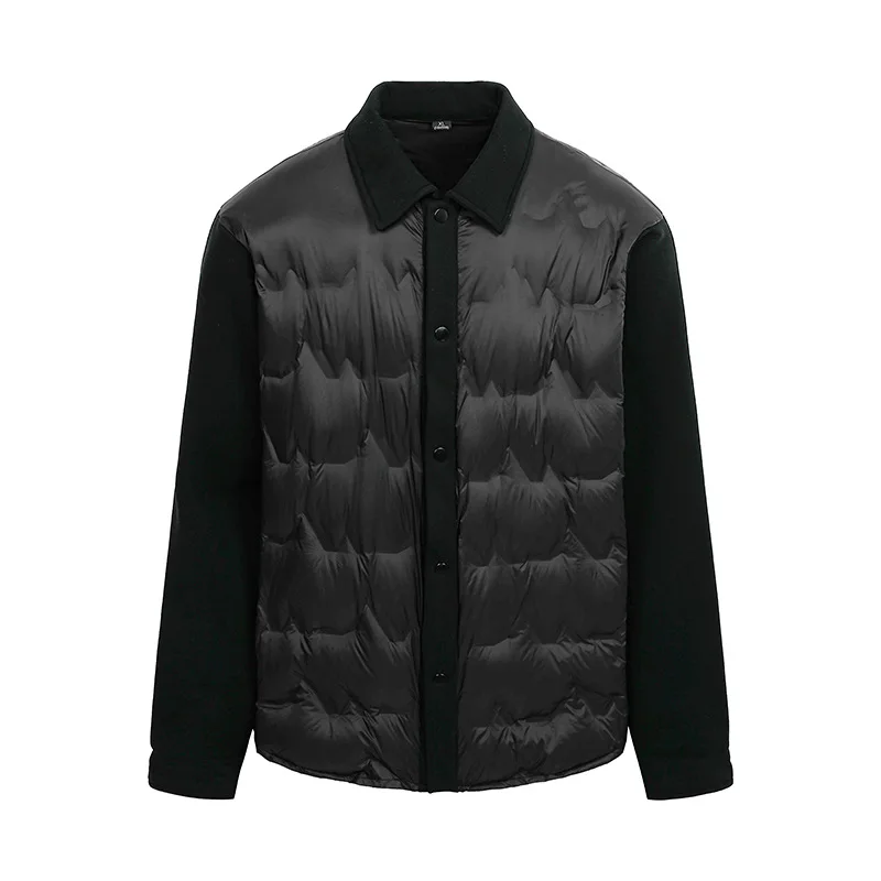 

2025 новейший мужской легкий пуховик, зимнее тонкое теплое пальто, модный повседневный пиджак для повседневной носки, ветровка, парка