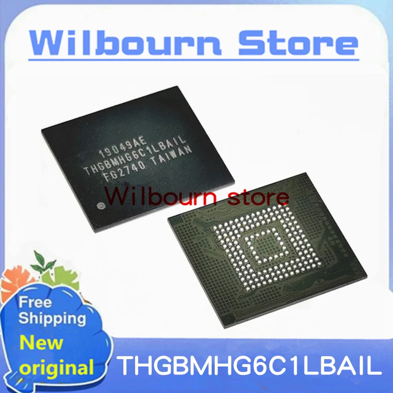 

5PCS~20PCS/LOT THGBMHG6C1LBAIL THGBMH66C1LBAIL 8GB EMMC BGA New original