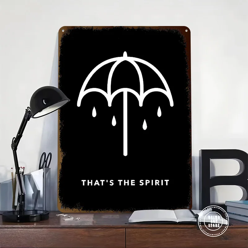 Bring Me The Horizon Album Art Poster Customized Vintage Metal Signs Wall Art Retro Tin Plaque for Decor Room Office Decoration