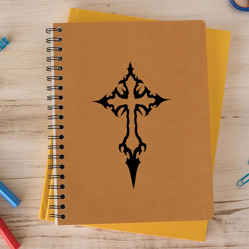 2-teiliges Set Tribal Cross Vinyl-Aufkleber, wasserfeste Aufkleber für Fahrräder, holografisch und silberfarben – Detail 4