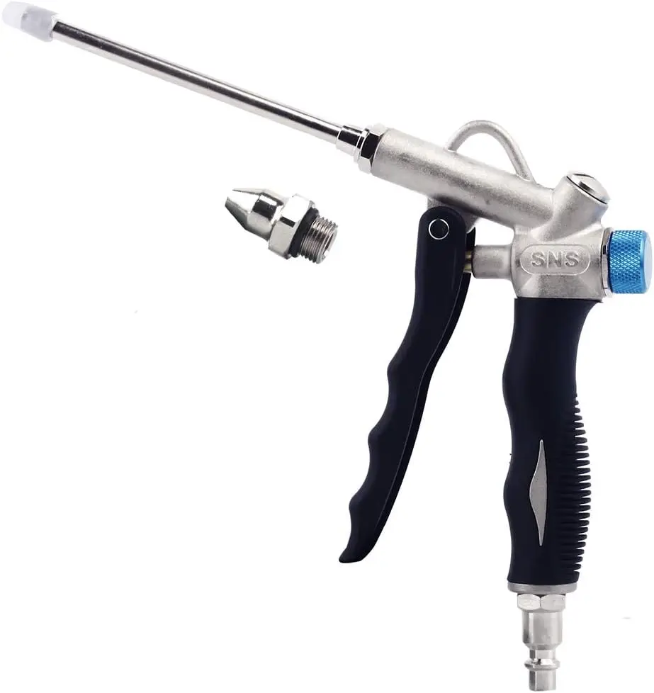 

SNS Tools Air Blow Gun 2-Way (Air or Water) Adjustable Air Flow, Extended Nozzle DG-N20