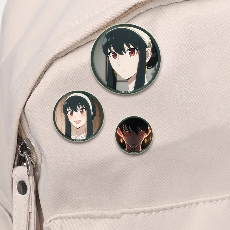 Yor Twilight Anya Bond Forger Cartoon Badge Anime Movies Spy Brooches Exquisite Enamel Pins for Backpack Jewelry Clothes Gifts