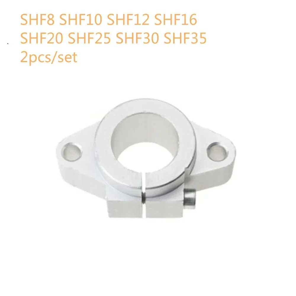 

2pcs SHF8 SHF10 SHF12 SHF16 Bearing Shaft Support for 8mm 10mm 12mm 16mm CNC 3D Printer Round Rod DIY XYZ Table