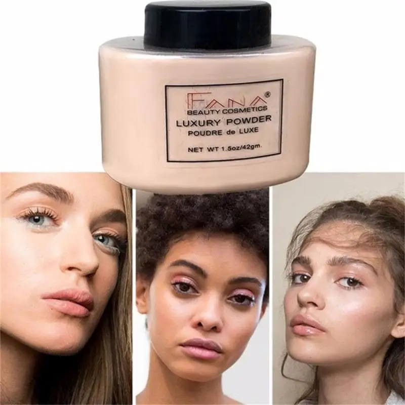 Face Foundation Powder Oil Control Contour Full CoverBanana Powder Translucent Mineral Makeup Base Matte Foundation Make Up