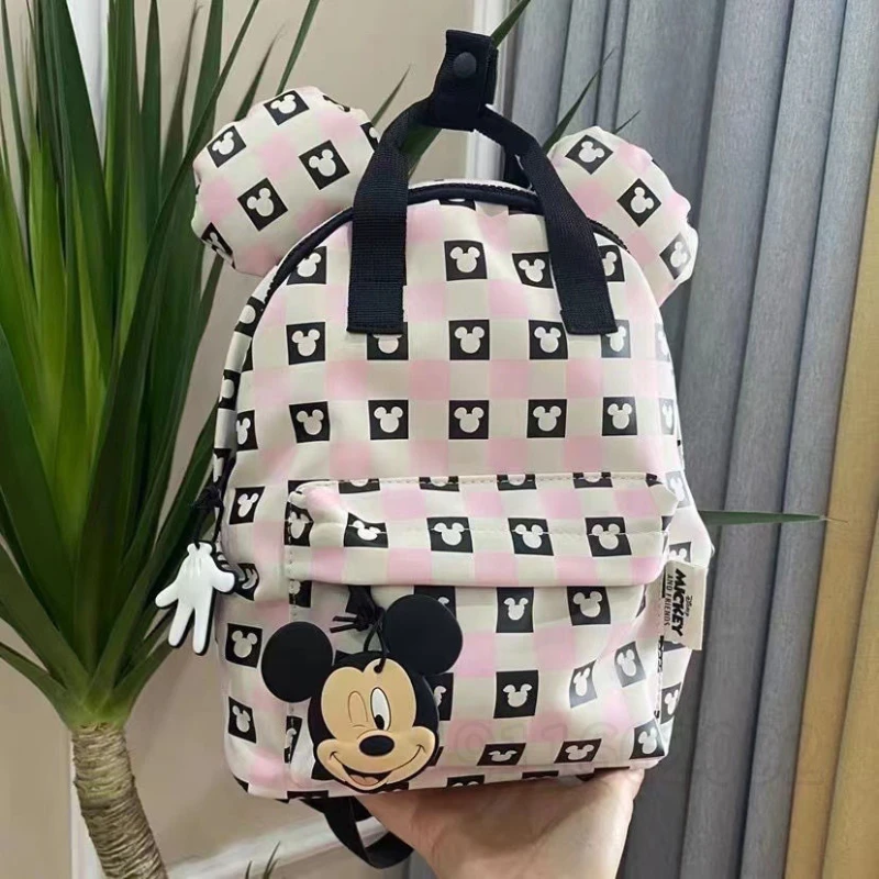 Disney Mickey Children's Backpack Luxury Brand New Children's School Bag Cartoon Cute Lightweight Fashion Trend Backpack