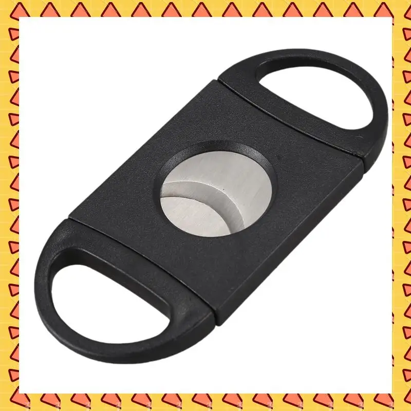 

A008 3X Oval-Shaped Cigar Cutter, Double Cut Blade