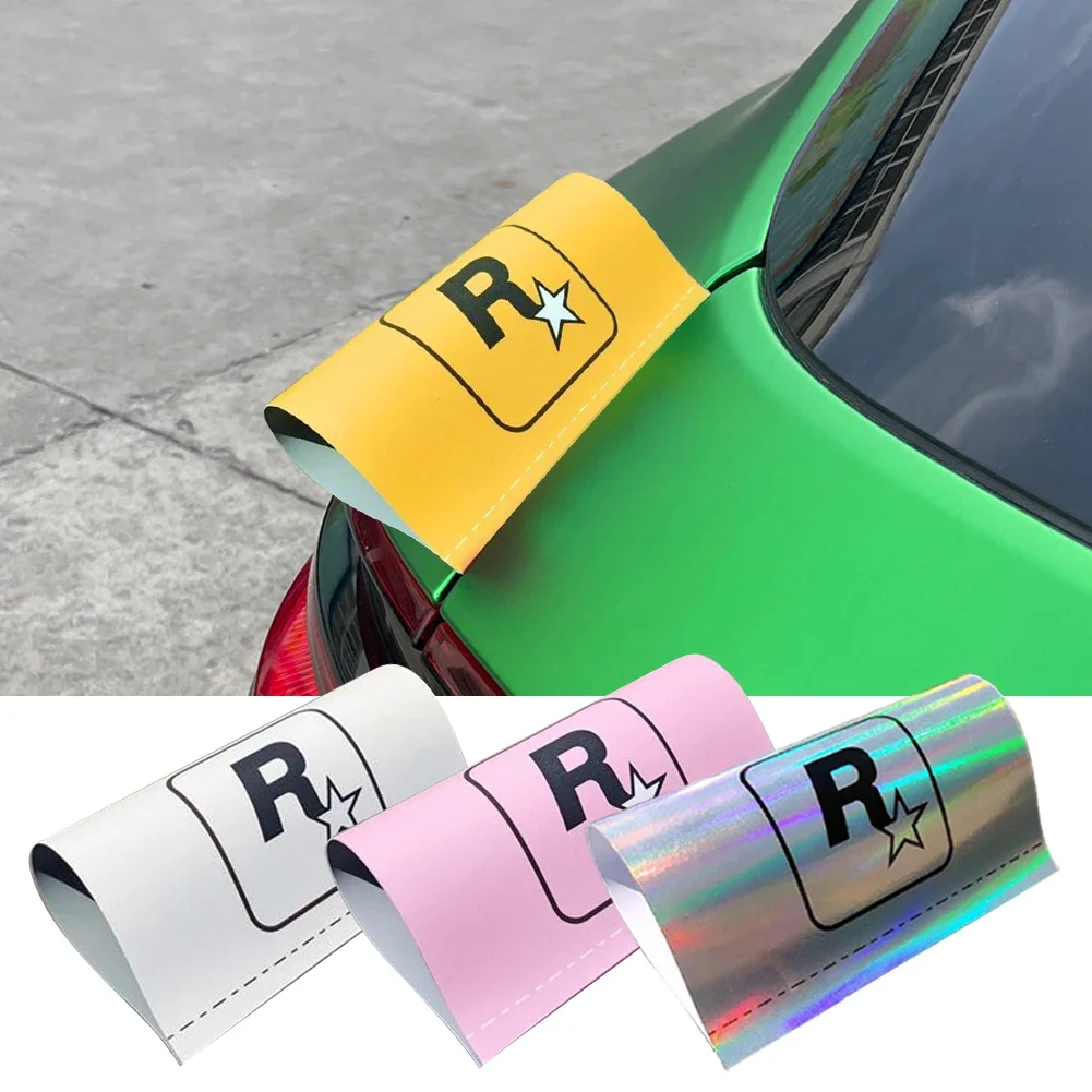 Creative Car Washing Labels Stickers Decoration Wash Mark Label Tag Sticker For R Star Tailgate Warning Decal Accessories