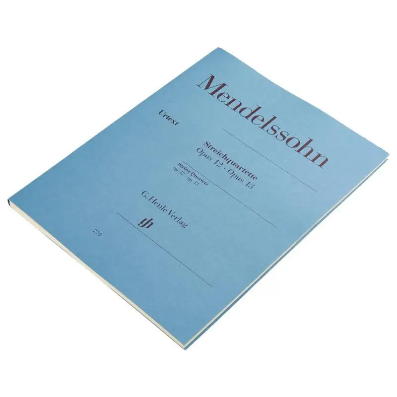 HN270 Mendelssohn سلسلة Quartets Op 12 A 13 Herttrich Ernst G Henle Verlag 9790201802701 كتاب