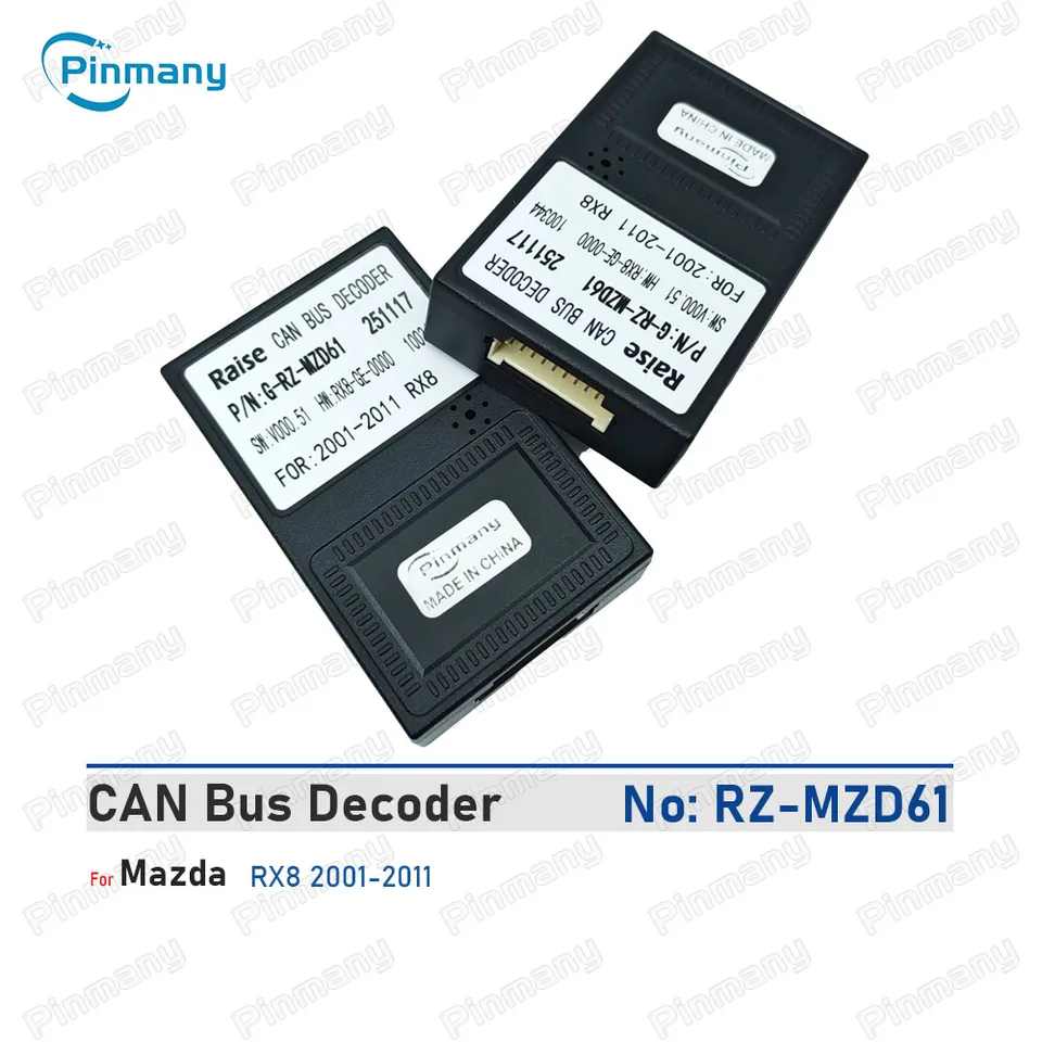 Pinmany Car Radio CAN Bus Decoder RAISE G-RZ-MZD61 black box for