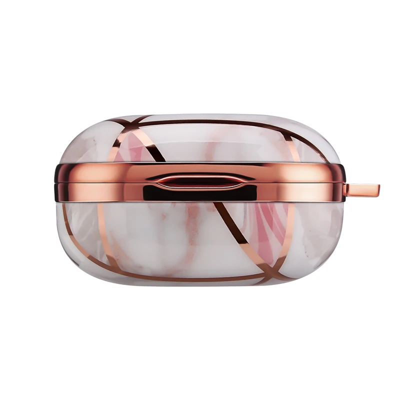 جراب سماعة فاخر مطلي بالكهرباء ، Samsung Galaxy Buds Live ، صندوق علبة بلوتوث لاسلكي