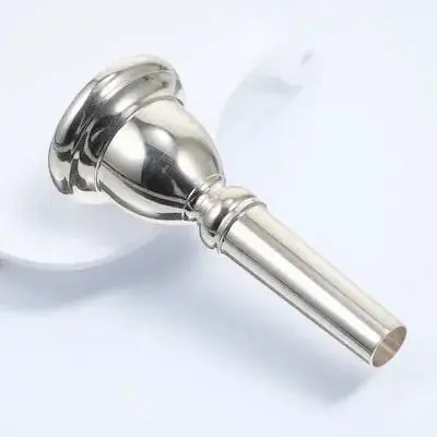 

1Pcs Euphonium Mouthpiece Silver High Quality Replacement Part Suitable for Practice Concerts Outdoor Dinner Accessory