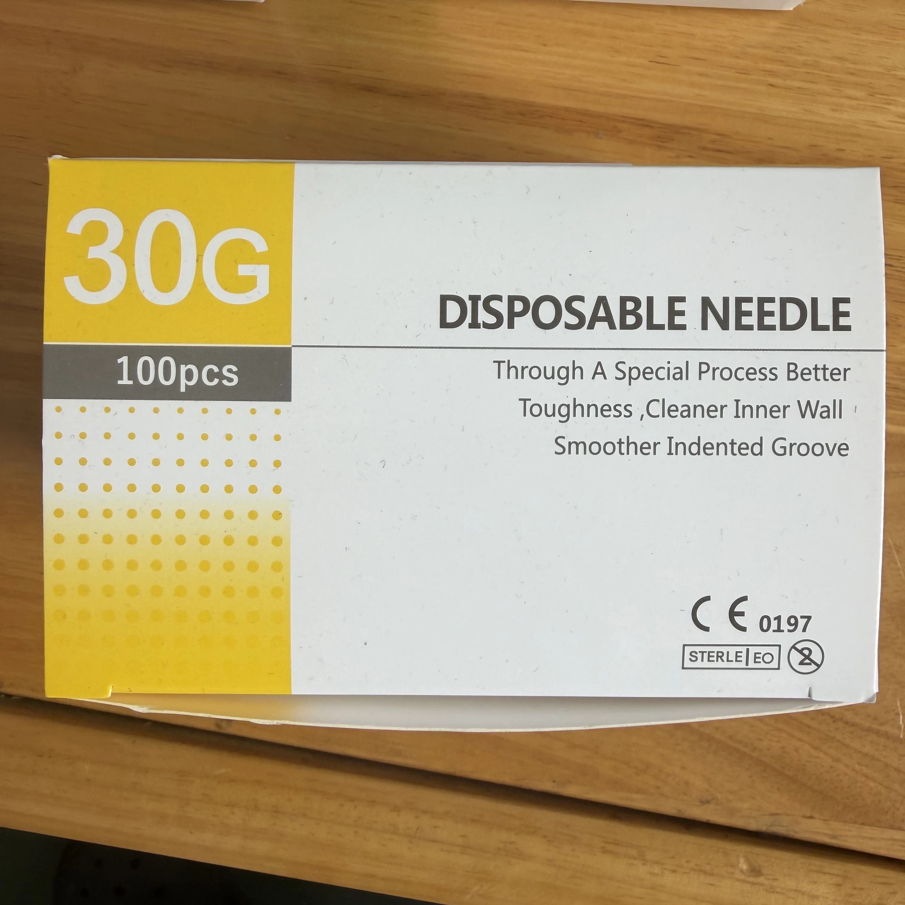 100 Stück 25G, 27G, 29G, 30G, 31G, 32G, 33G, 34G Schmerzfreie Ultrafeine Veterinär- und Tierpflegennadeln Einweg-Injektionsnadeln